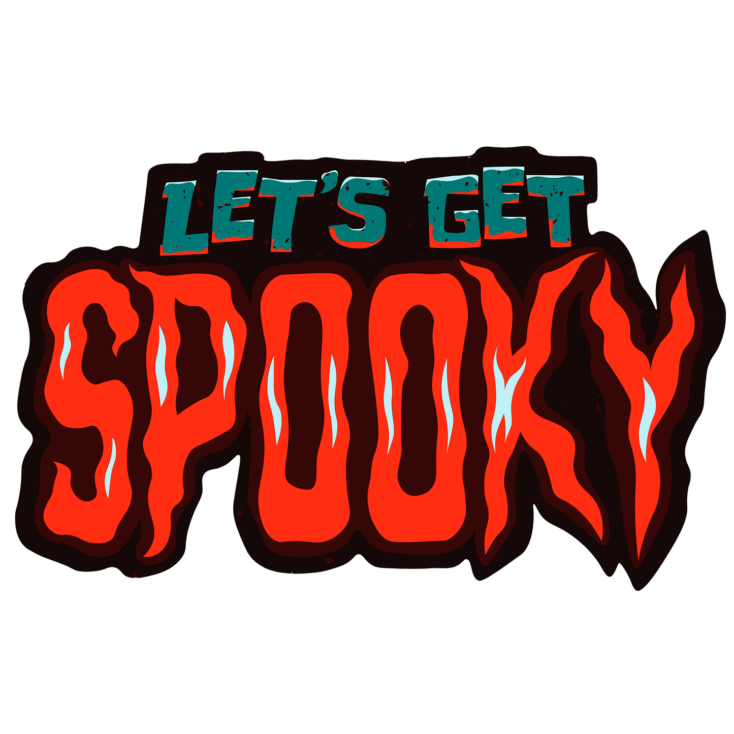 Maroon Hoodie Sweatshirt | Lets Get Spooky Unisex