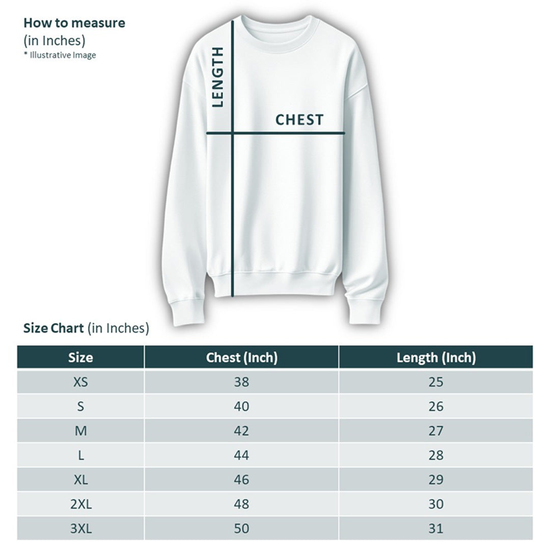 Black Cotton Printed Unisex Sweatshirt Butterflies