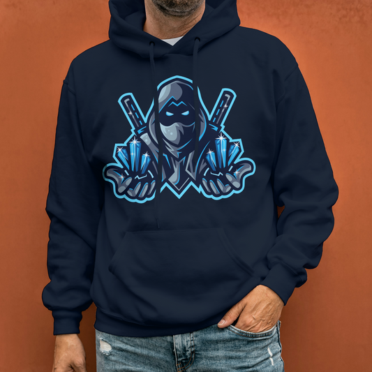 Navy Hoodie Sweatshirt | Ninja Unisex