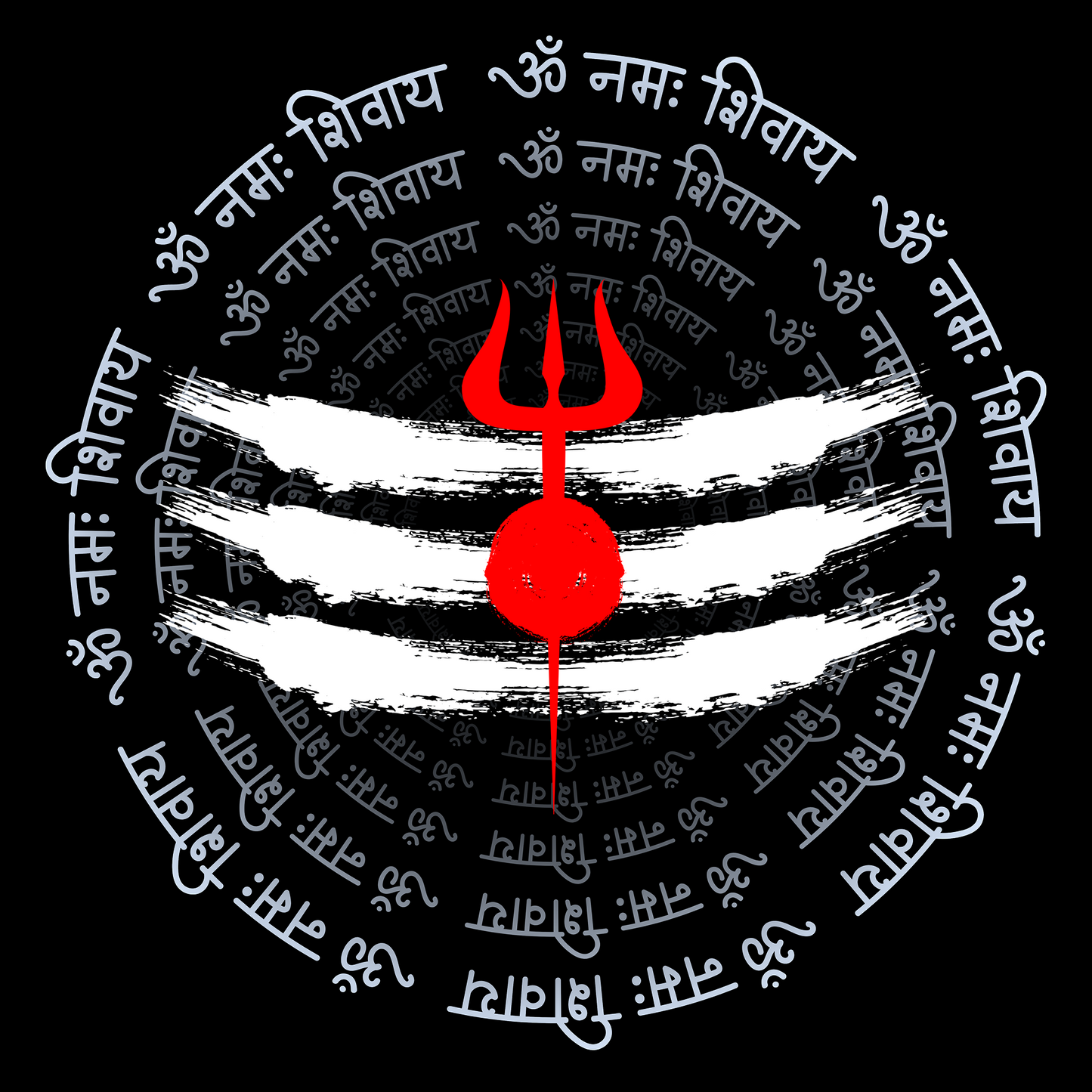 Black Hoodie Sweatshirt | Om Namah Shivay Unisex