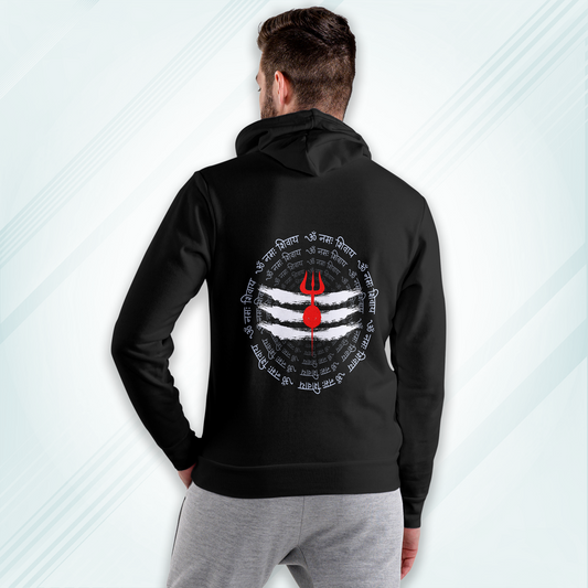 Black Hoodie Sweatshirt | Om Namah Shivay Unisex