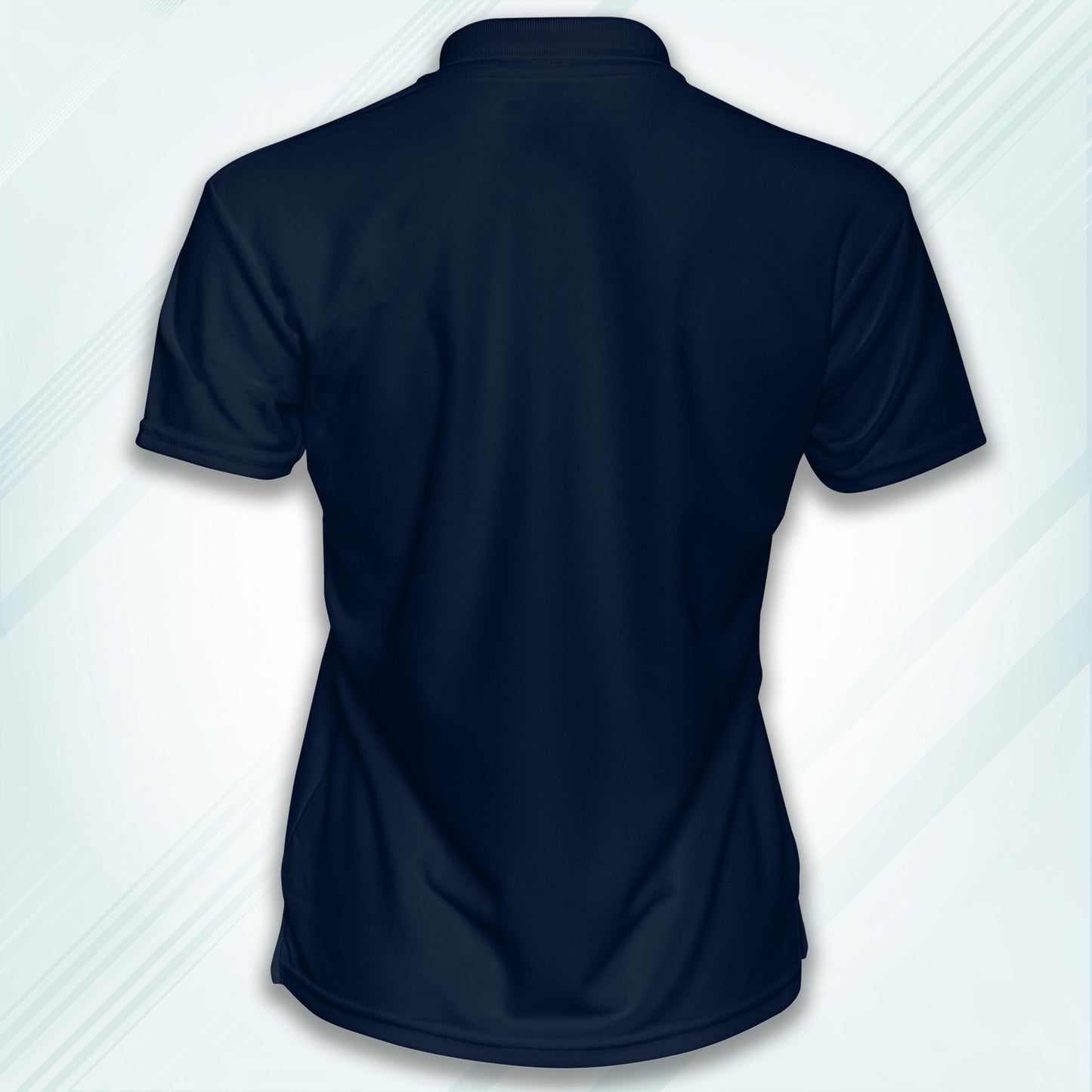 Navy Men's Solid Regular Fit Polo