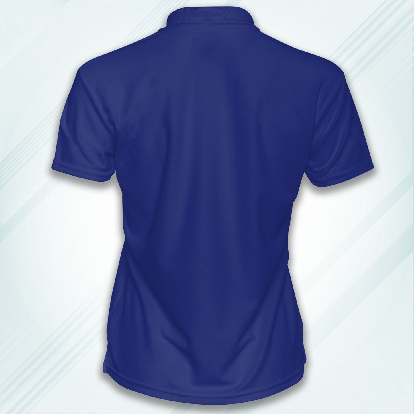 Royal Blue Men's Solid Regular Fit Polo