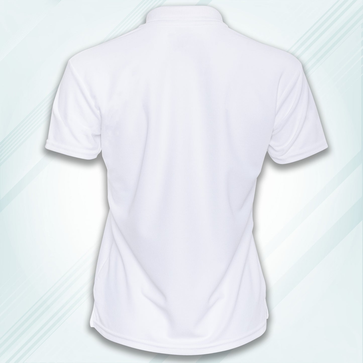 White Men's Solid Regular Fit Polo