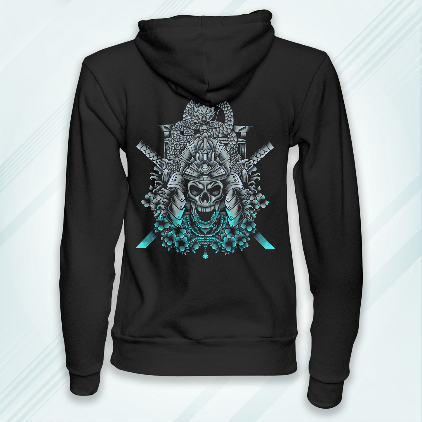Black Hoodie Sweatshirt | Skull Ninja Unisex