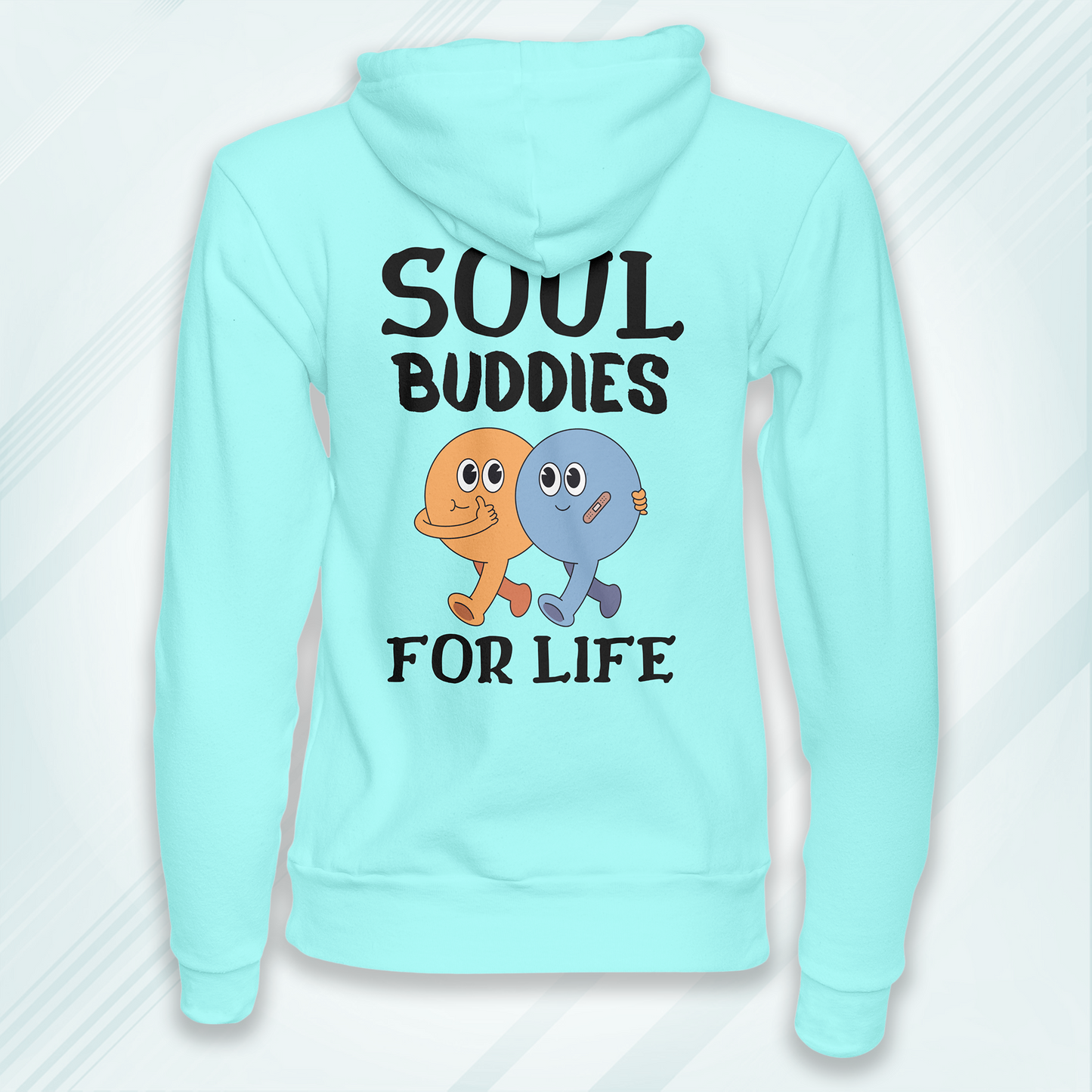 Mint Hoodie Sweatshirt | Soul Buddies For Life Unisex