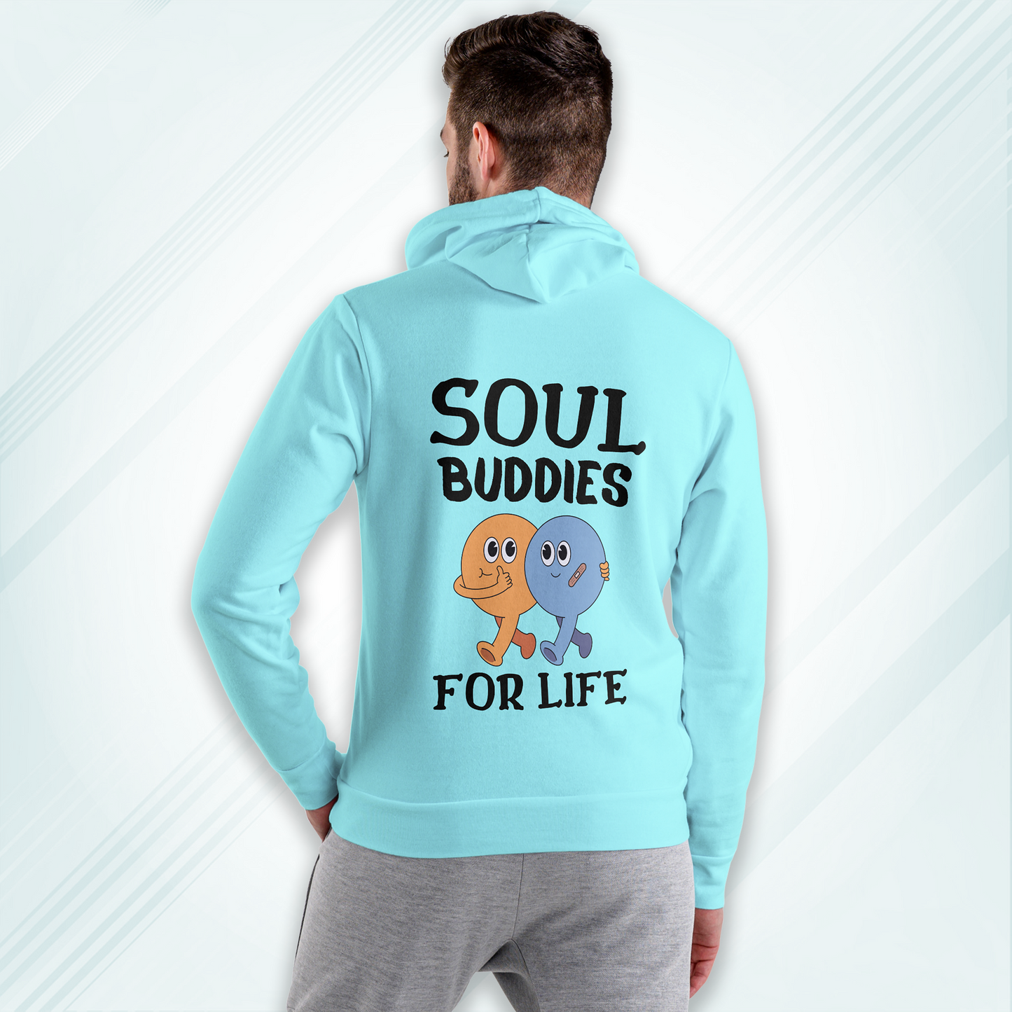 Mint Hoodie Sweatshirt | Soul Buddies For Life Unisex