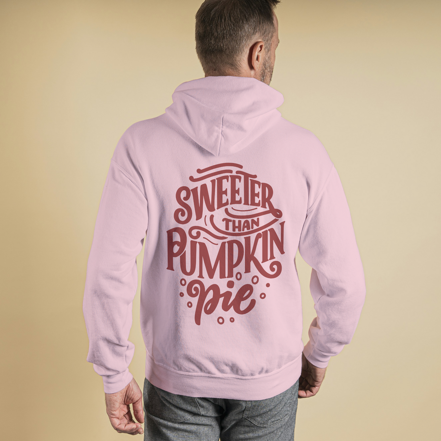Light Pink Hoodie Sweatshirt | Sweeter Than Pumpkin Pie Unisex