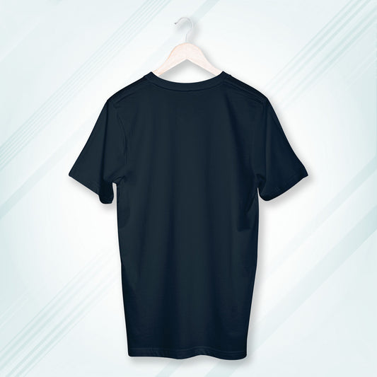 Navy Round Neck Classic Crew Solid T-shirt