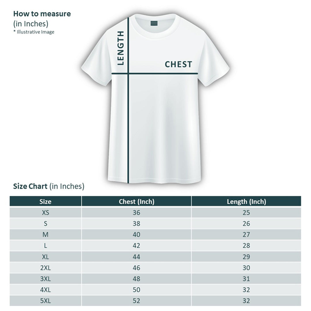 Black Round Neck Classic Crew Solid T-shirt Rule The World One Step At a Time