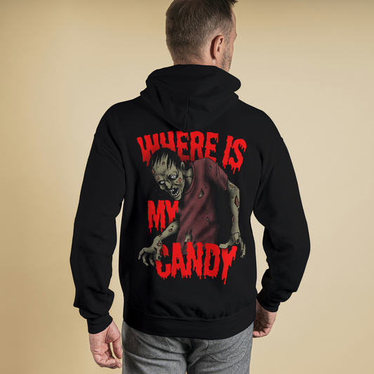 Black Hoodie Sweatshirt | Where is my Candy Unisex