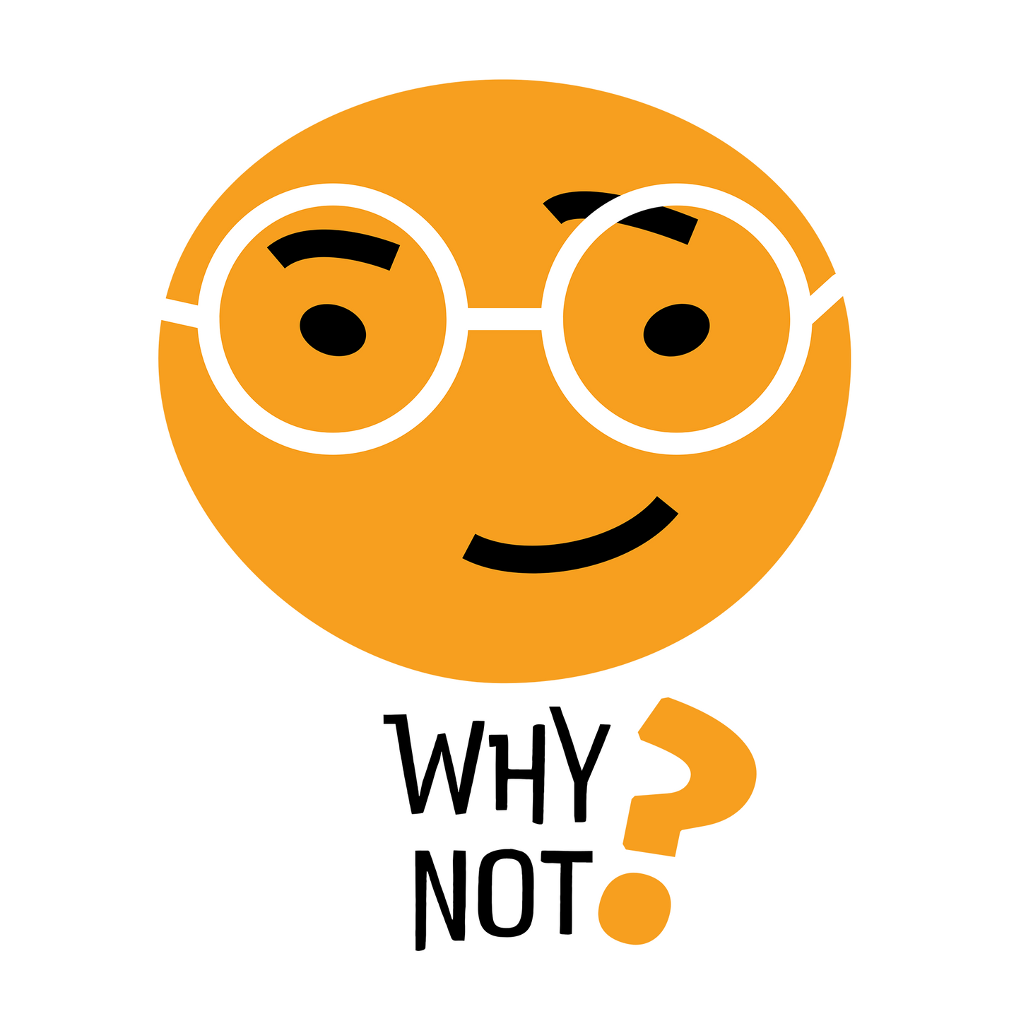White Hoodie Sweatshirt | Why Not Emoji Unisex