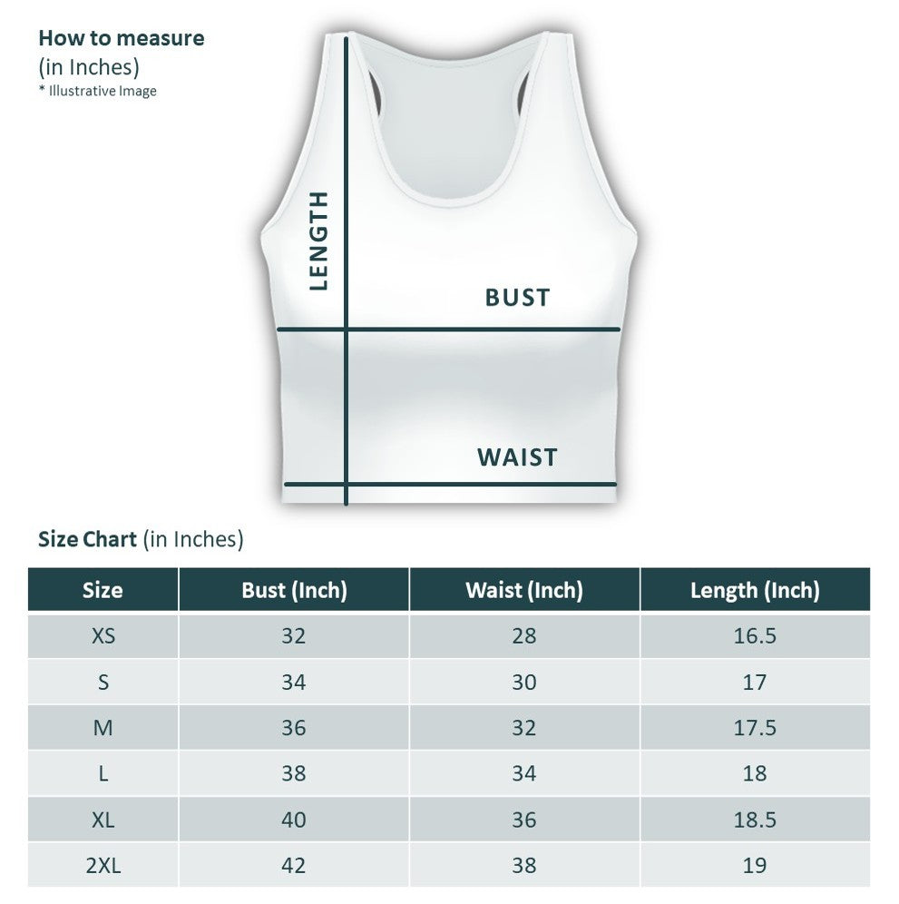 Royal Blue Customized Sleeveless Crop Tank Design | Women