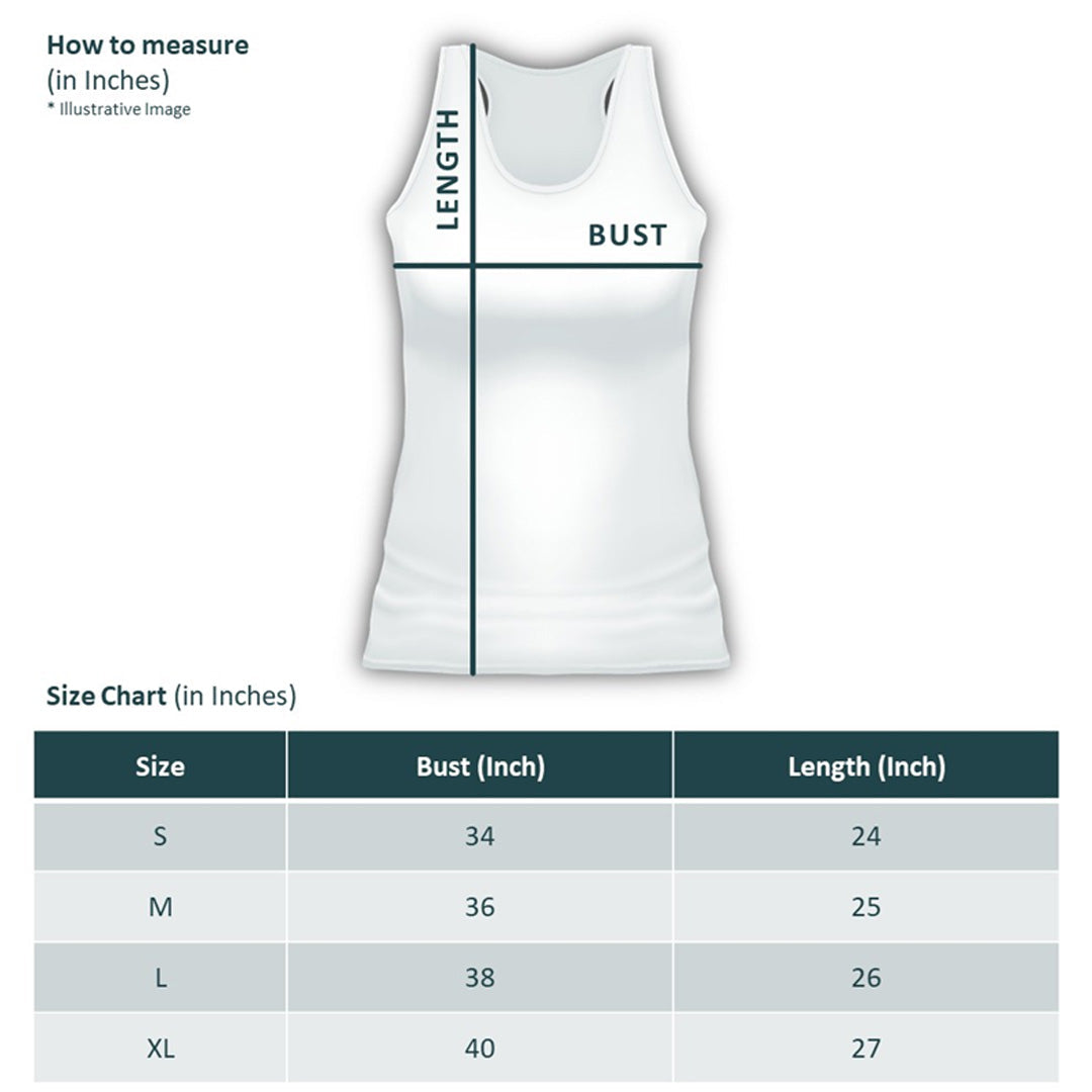 Grey Melange Customized Regular Fit Tank Top Front Design | Women