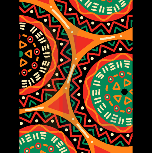 African Art Spiral