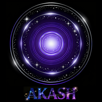 Black Hoodie Sweatshirt | Akash - Space - Panch Mahabhuta Unisex