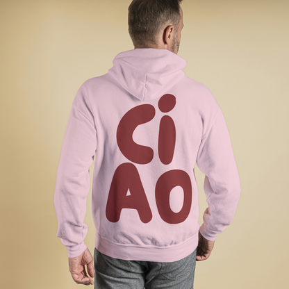 Light Pink Hoodie Sweatshirt | CIAO Unisex