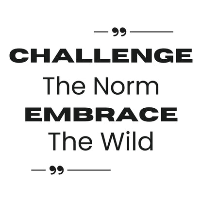 White Round Neck Classic Crew Solid T-shirt Challenge The Norm Embrace The Wild