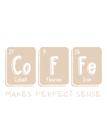 Maroon Hoodie Sweatshirt | Coffee Makes Perfect Sense Unisex
