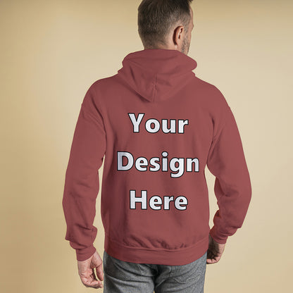 Coral Back Customized Hoodie Sweatshirt | Unisex