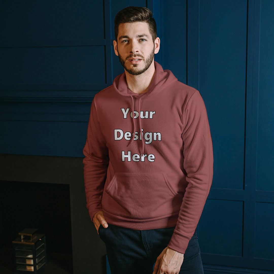 Coral Front Customized Hoodie Sweatshirt | Unisex