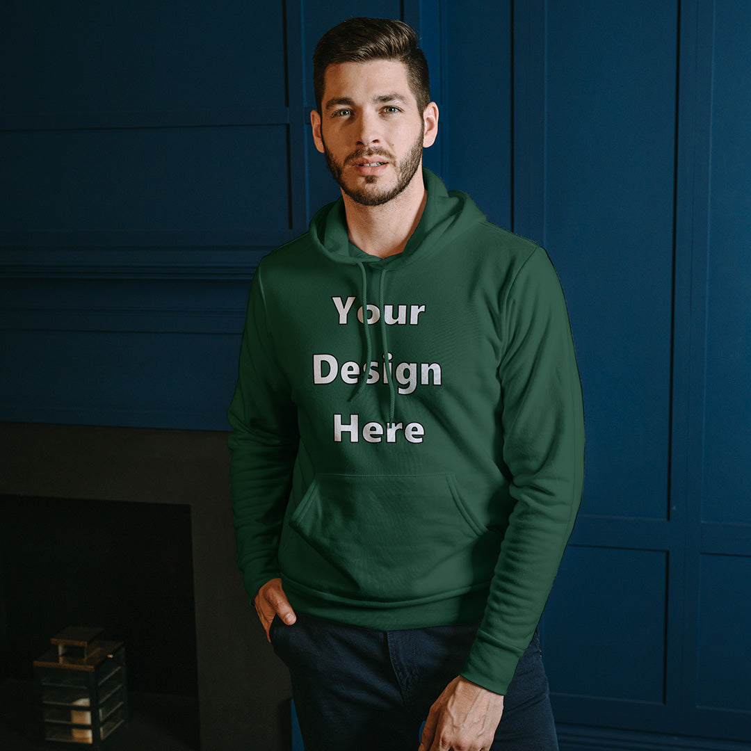 Green Front Customized Hoodie Sweatshirt | Unisex