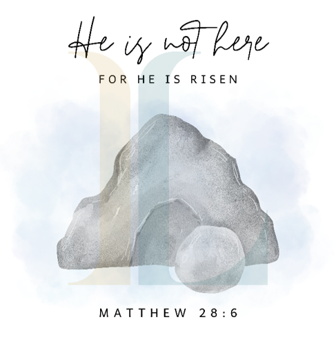 He is Not Here For He is Risen Jesus