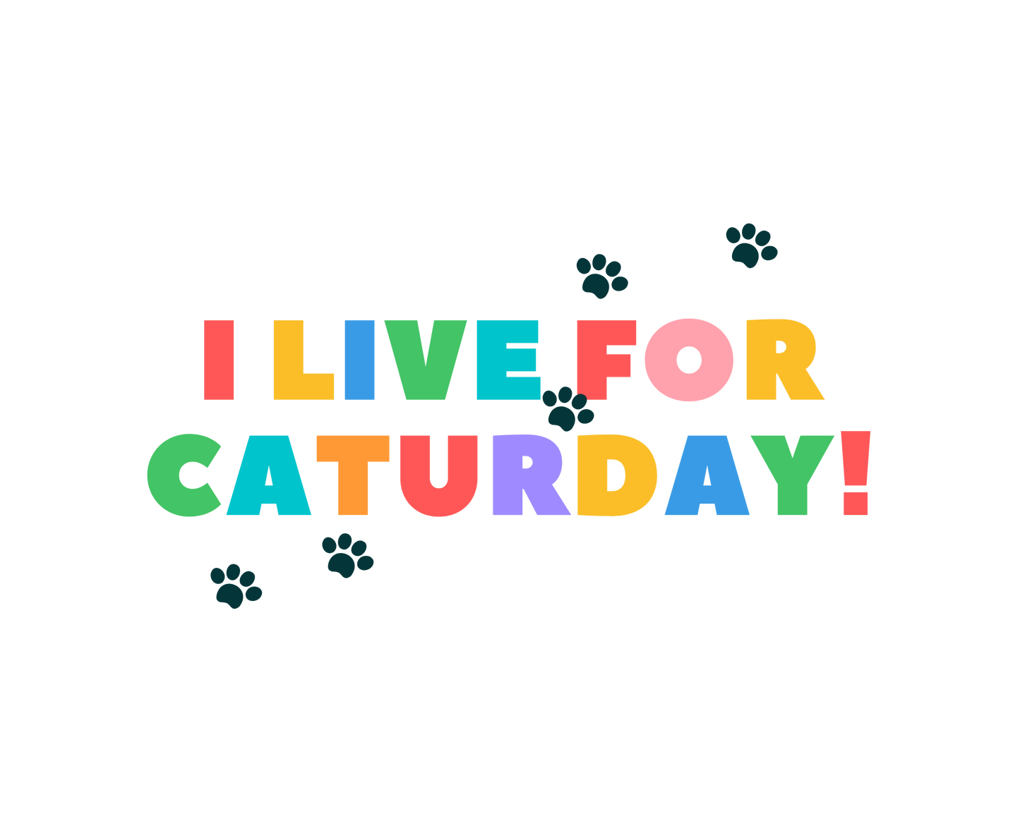 Mint Hoodie Sweatshirt | I Live For Caturday Unisex