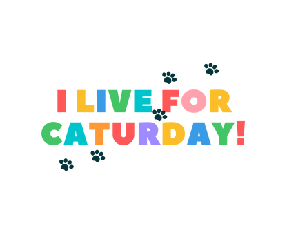 Mint Hoodie Sweatshirt | I Live For Caturday Unisex