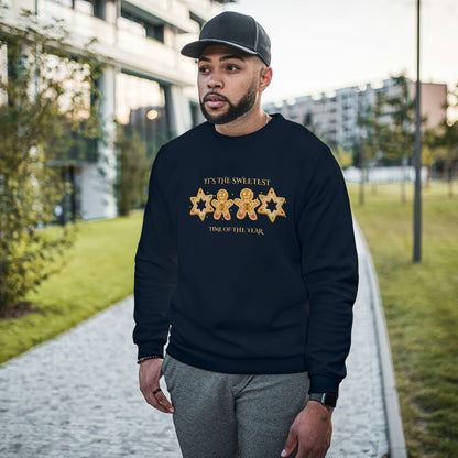 Cotton Printed Unisex Sweatshirt Its the Sweetest Time of the Year Ginger Bread
