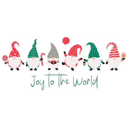 Cotton Printed Unisex Sweatshirt Joy to the World