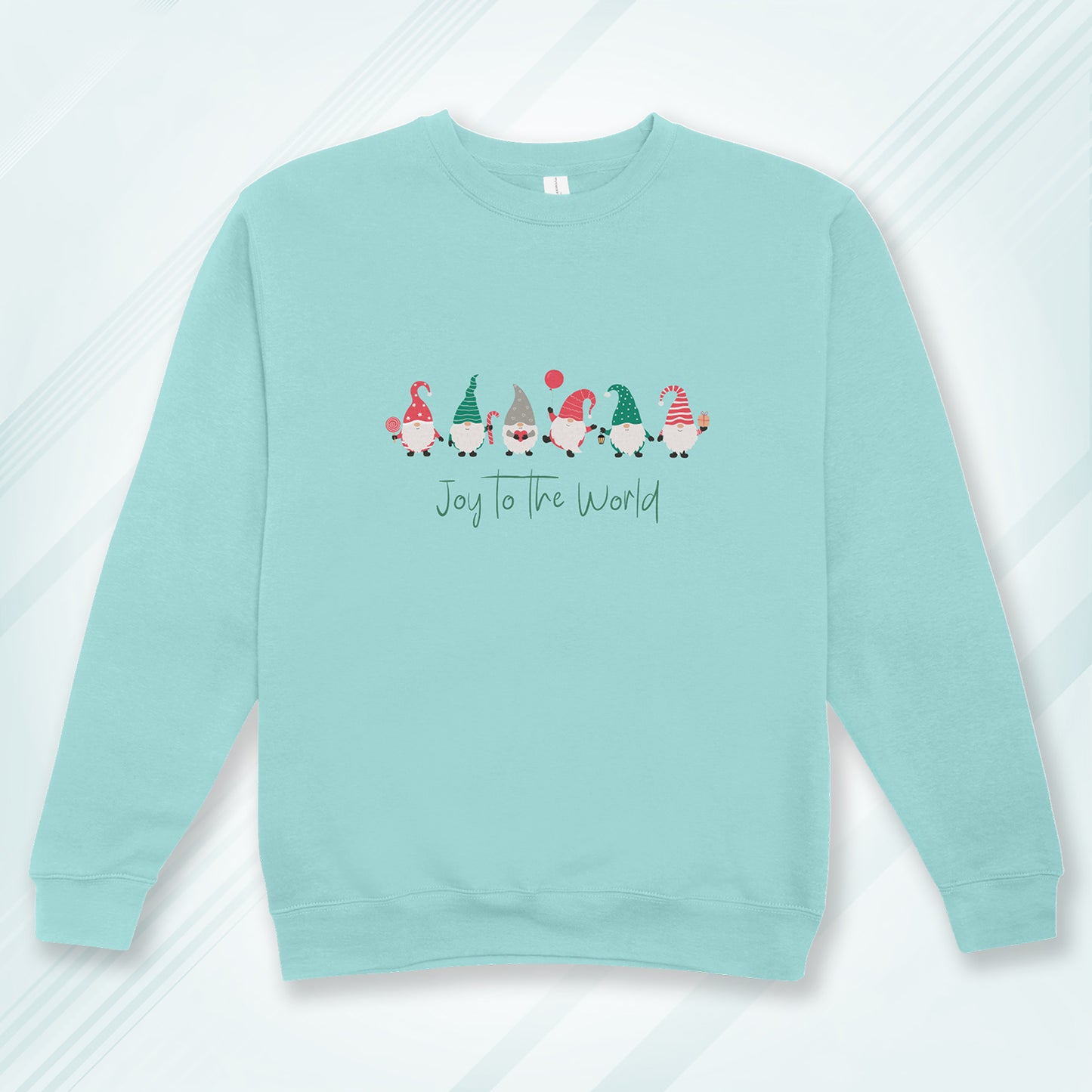 Cotton Printed Unisex Sweatshirt Joy to the World