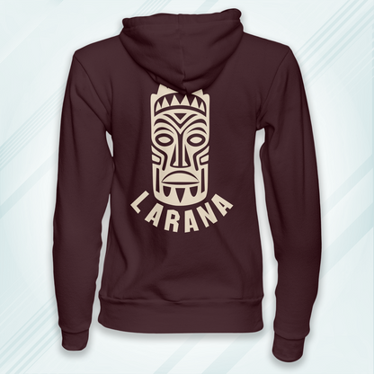Maroon Hoodie Sweatshirt | Larana Mask Unisex