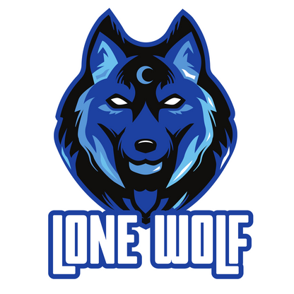 Navy Hoodie Sweatshirt | Lone Wolf Unisex