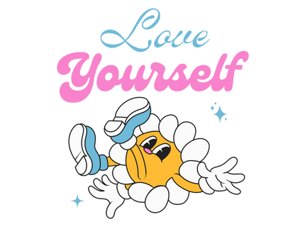 White Hoodie Sweatshirt | Love Yourself Unisex