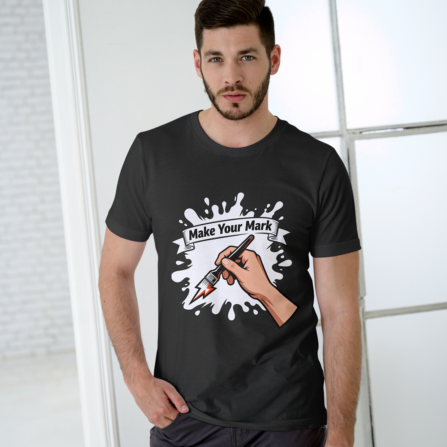 Round Neck Classic Crew T-shirt Make your Mark