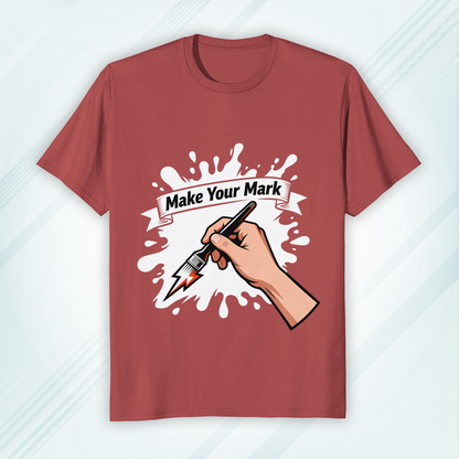 Round Neck Classic Crew T-shirt Make your Mark