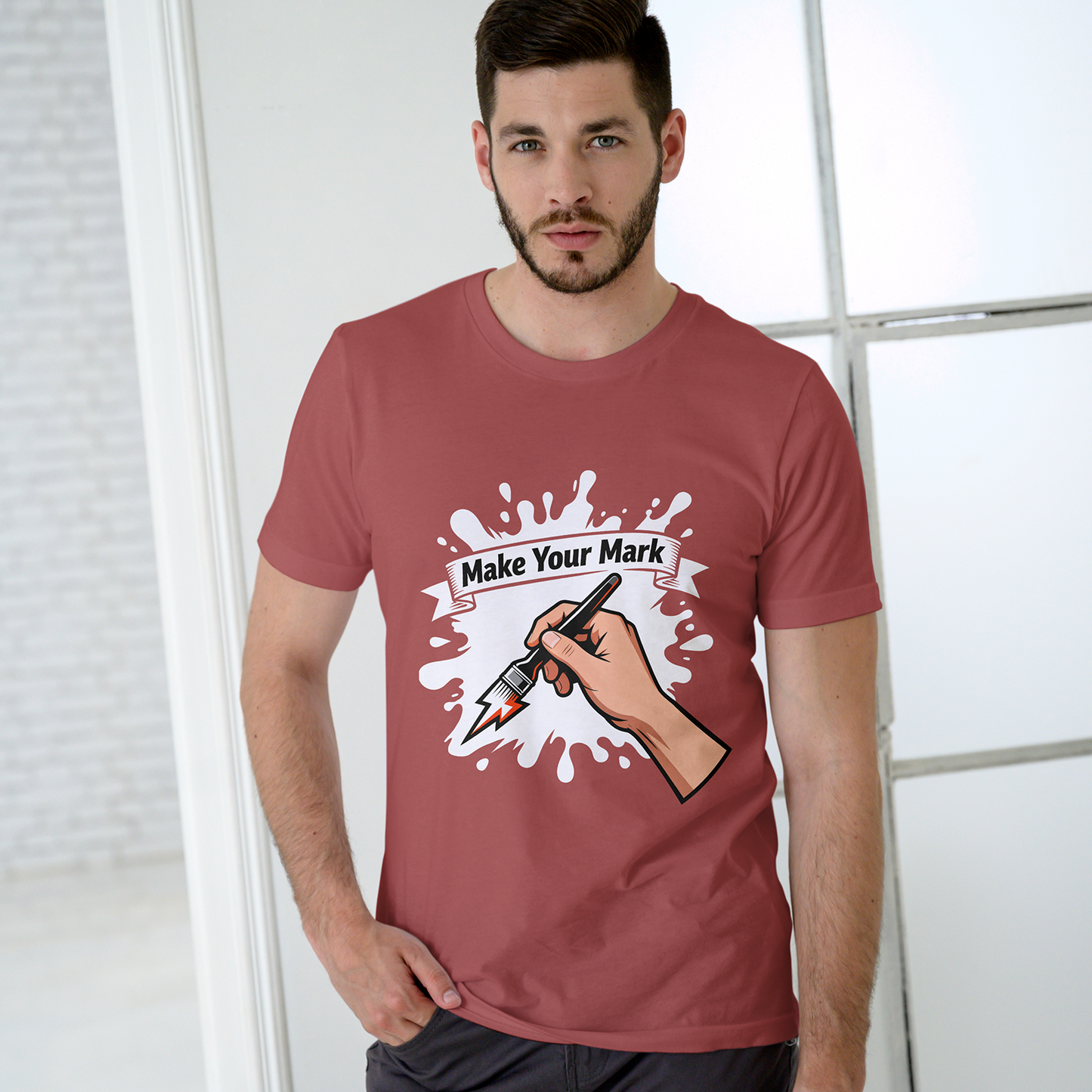 Round Neck Classic Crew T-shirt Make your Mark