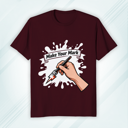 Round Neck Classic Crew T-shirt Make your Mark