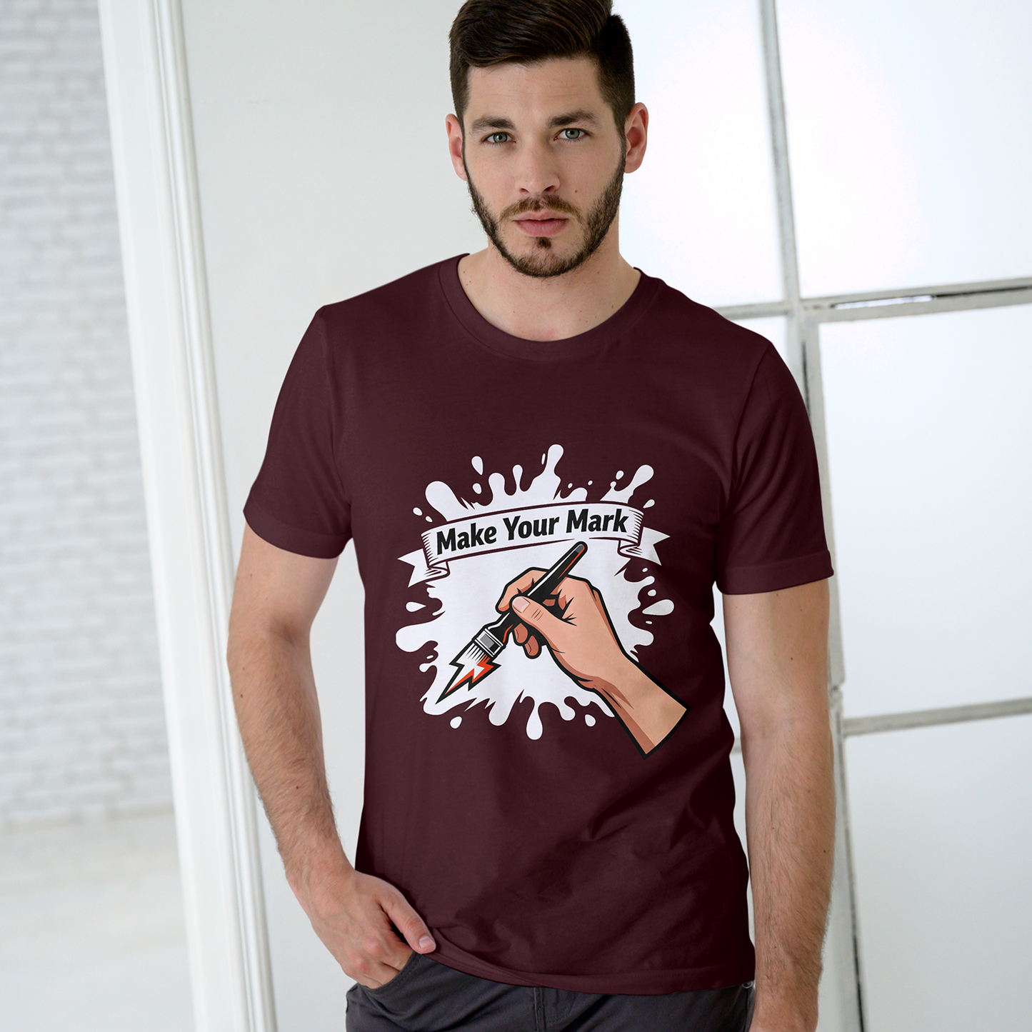 Round Neck Classic Crew T-shirt Make your Mark