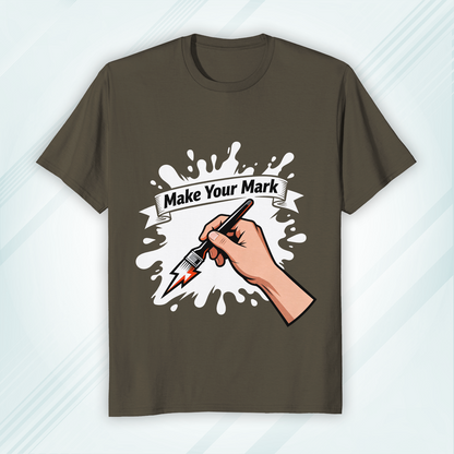 Round Neck Classic Crew T-shirt Make your Mark