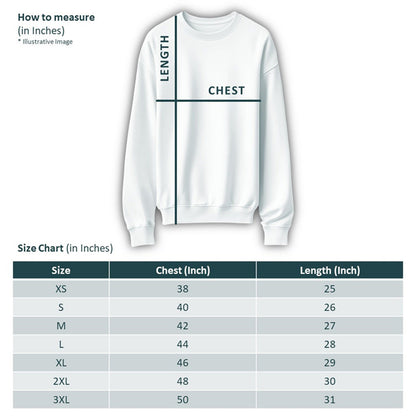 Black Cotton Printed Unisex Sweatshirt Butterflies