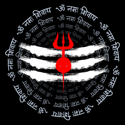 Black Hoodie Sweatshirt | Om Namah Shivay Unisex