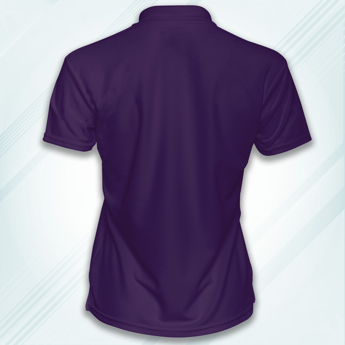 Purple Men's Solid Regular Fit Polo