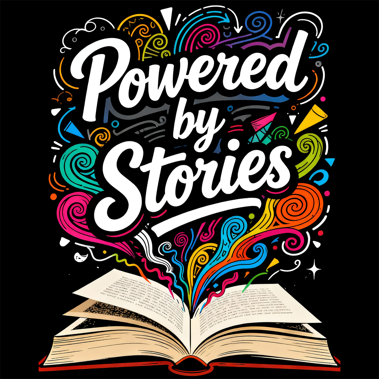 Round Neck Classic Crew T-shirt Powered by Stories