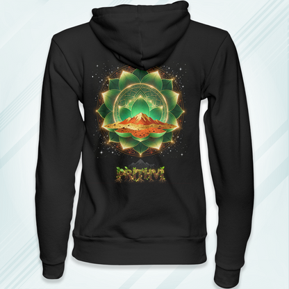 Black Hoodie Sweatshirt | Prithvi - Earth - Panch Mahabhuta Unisex