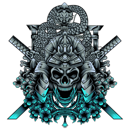 Black Hoodie Sweatshirt | Skull Ninja Unisex