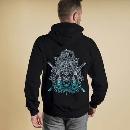 Black Hoodie Sweatshirt | Skull Ninja Unisex
