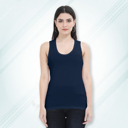 Navy Regular Fit Tank Top | Women