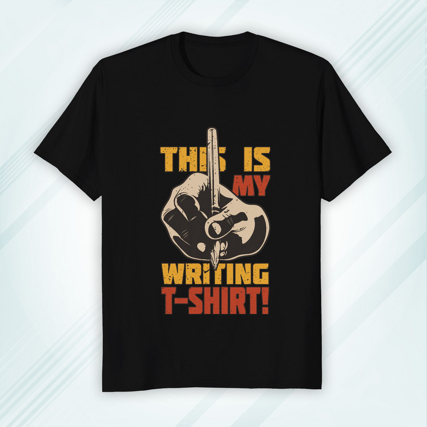 Round Neck Classic Crew T-shirt This is my Writing T-shirt